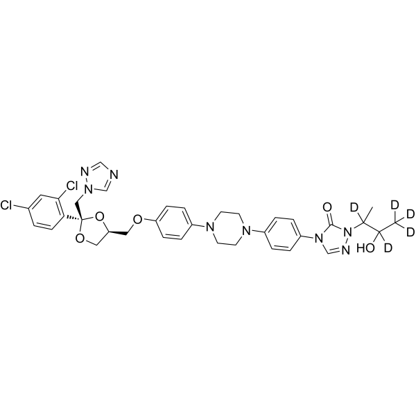 (2R,4S)-Hydroxy Itraconazole-d5 ((2R,4S)-R-63373-d5) 1217524-77-0